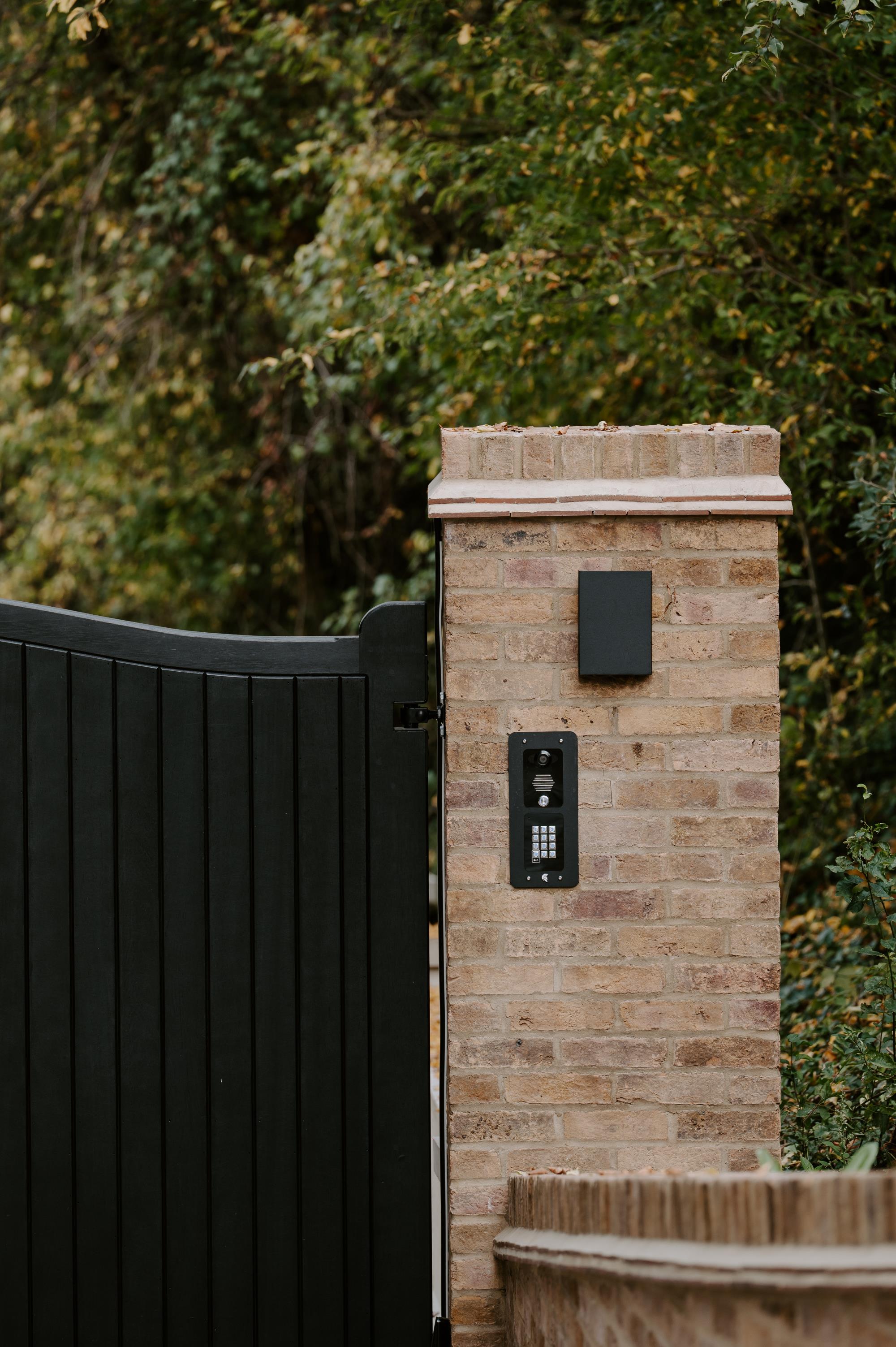 Automated Iroko Hardwood Gates