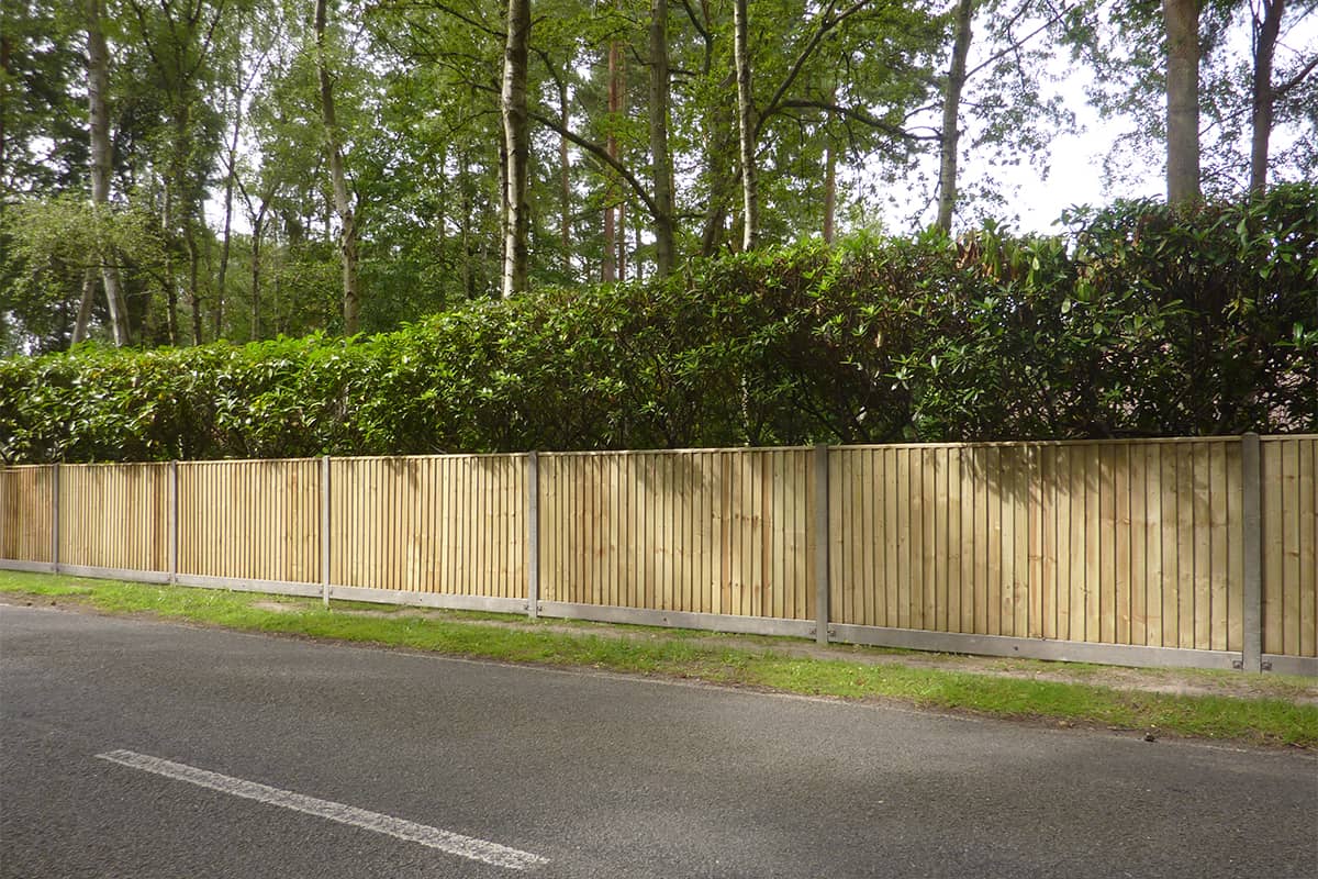 Traditional Close Board Fencing
