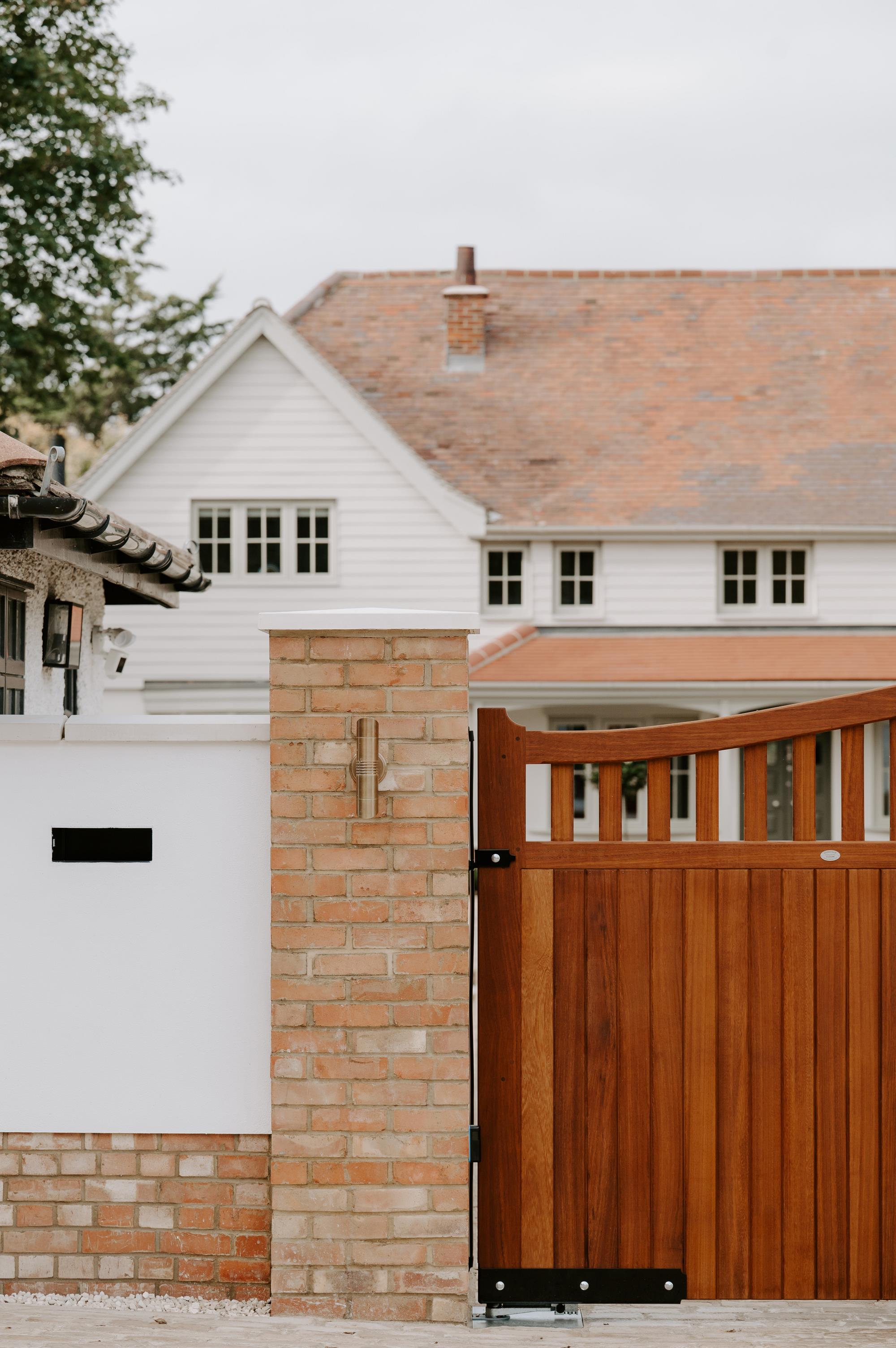 Hand-made double leaf swing gates