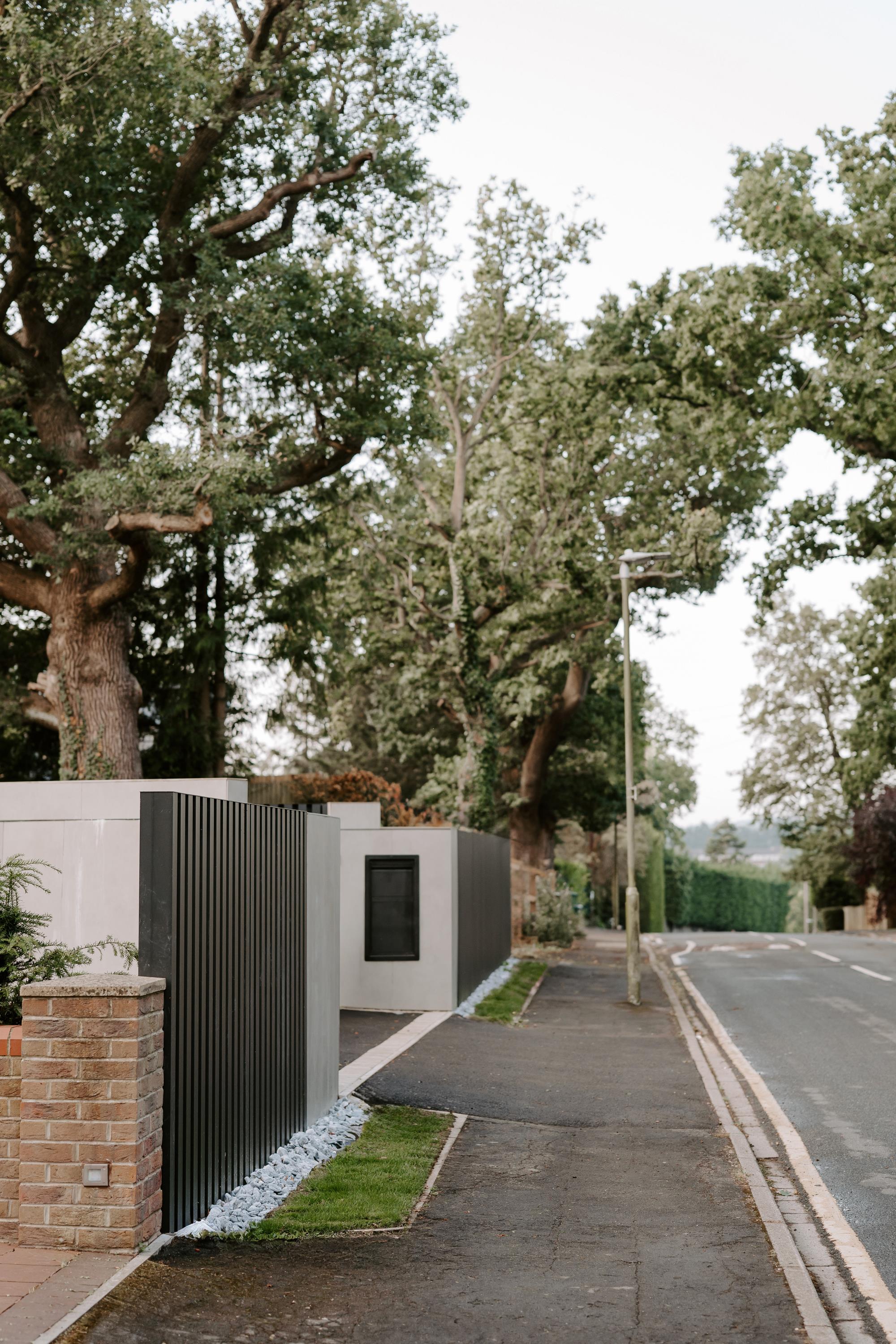 gates and road