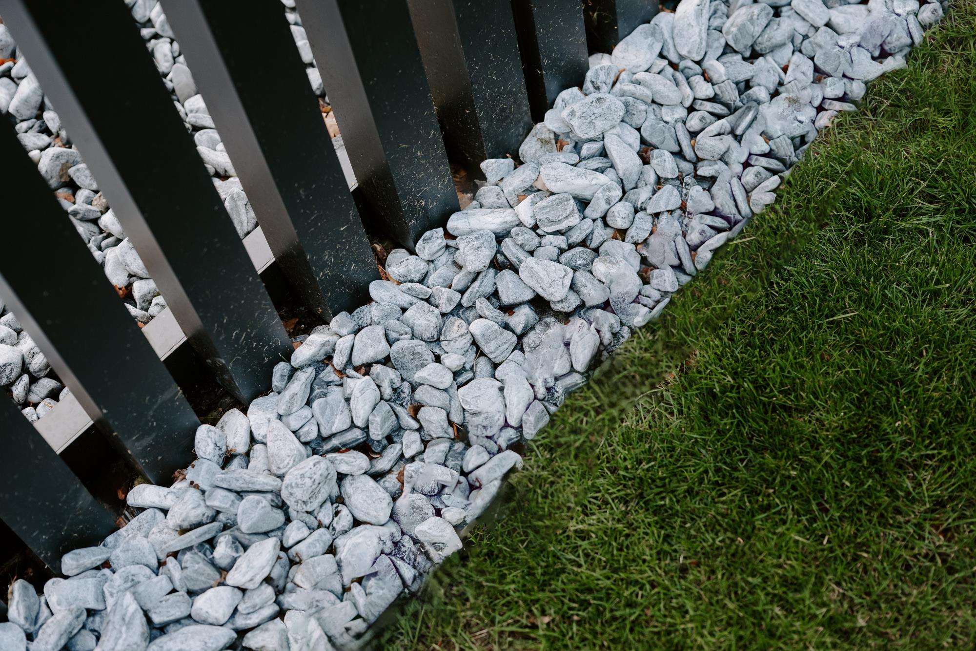 gates and white stones