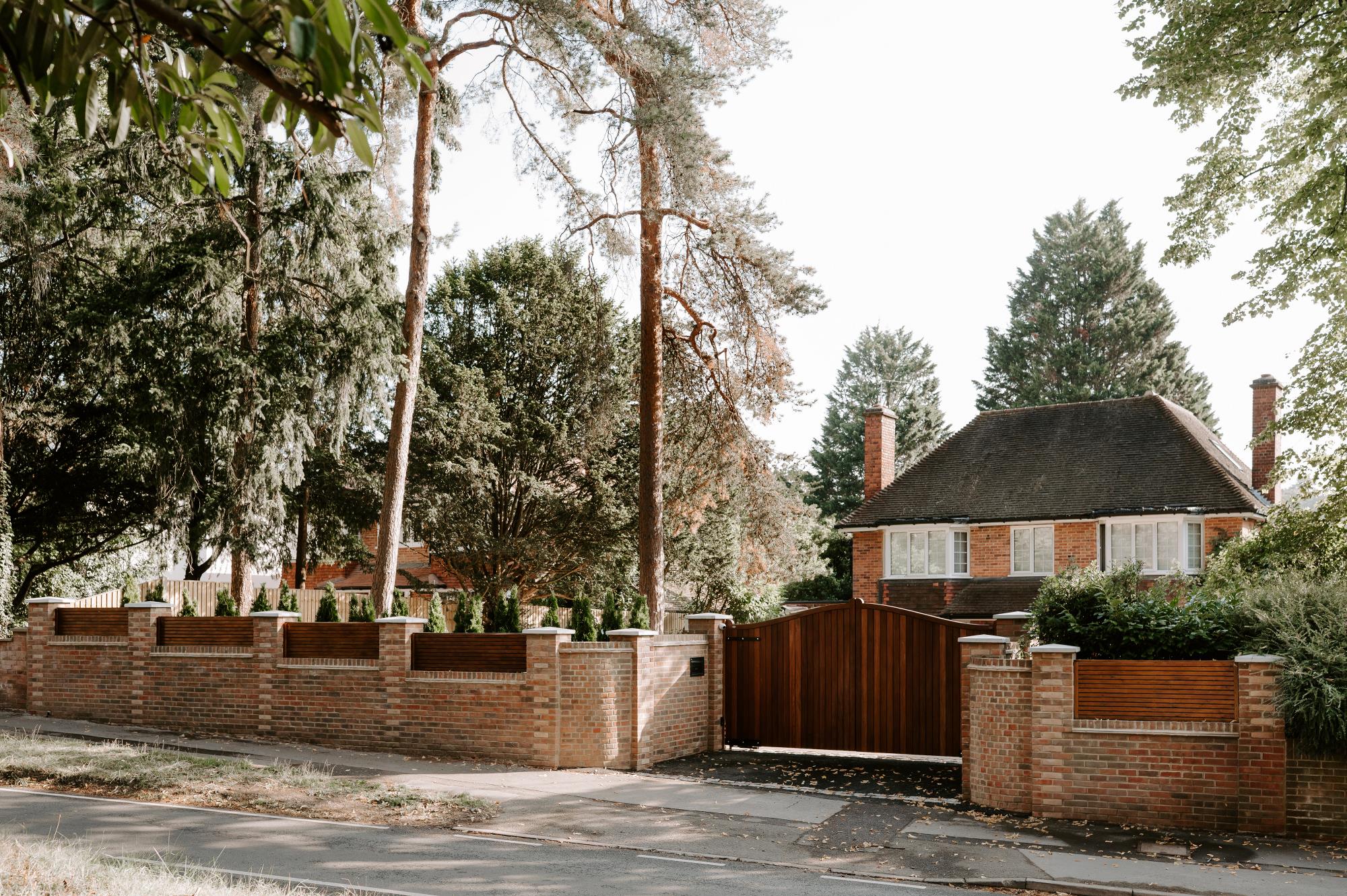 Gates with fencing installation
